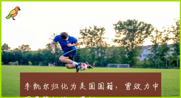 李凯尔归化为美国国籍，曾效力中国男篮征战世界杯